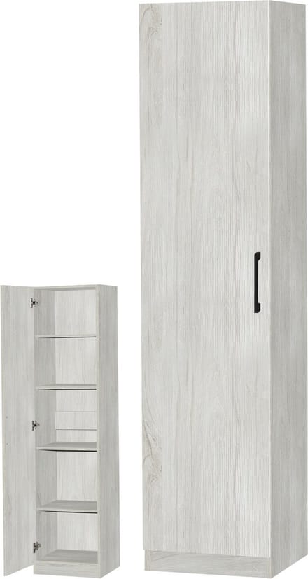 Belfurn - Linnenkast 1 deur EDEN 40cm white oak