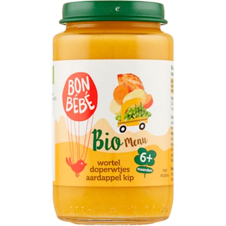 Bio M0616 wortel doperwtjes aardappel