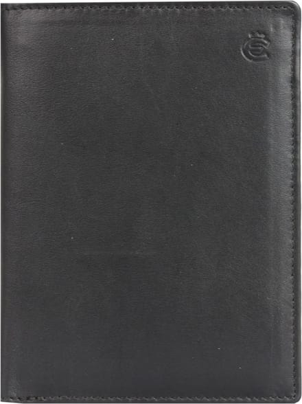 Esquire Eco portemonnee leer 9,5 cm - Jongens - Staand formaat - black