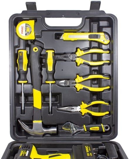 WMC 1057 Serie - Accuboorset - 57-delig - Gereedschapskoffer