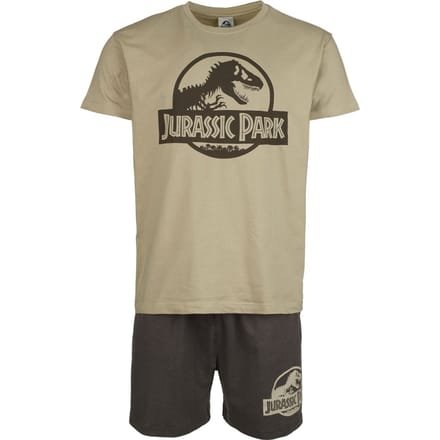 Jurassic Park Pyjama - Logo - S tot 3XL - voor Mannen - meerkleurig