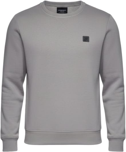 OMBRE Sweater - Regular Fit - Katoen - Lange Mouw Grijs S