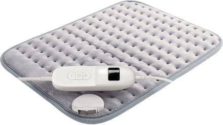 Quality Heating Warmtekussen Elektrisch - 40x30cm - Nek en Schouders - Wasbaar - Heating Pad - Grijs