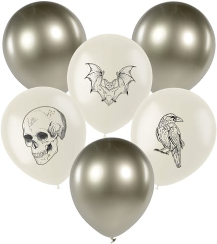 Latexballonnen - Creepy Curiosities - 6 stuks