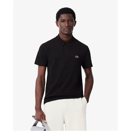 Lacoste Poloshirt Breathable Zwart - Maat L - Heren