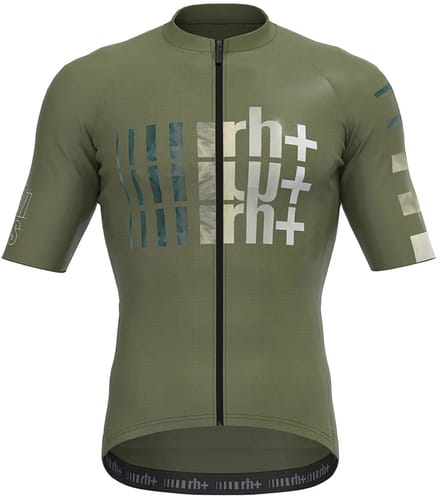 Rh+ Genius Pro Korte Mouw Wielertrui Groen S Man