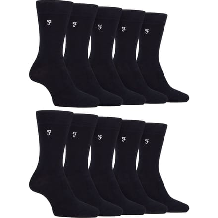 Heren 10 paar multi-pack heldere bamboosokken