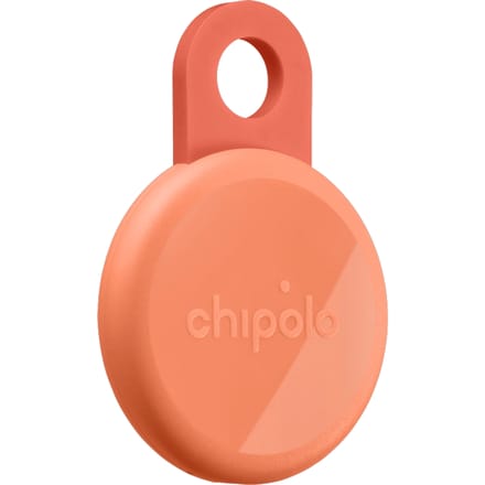 Chipolo LOOP – Bluetooth Tracker & KeyFinder – Oplaadbaar & Waterdicht - Compatibel met Apple Find My & Google Find Hub – 125 dB – Coral - 1 Pack