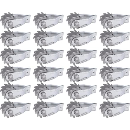 24 Stuks Inline Ratel Spanner Draadspanner voor Schrikdraad Boerderijhek gray
