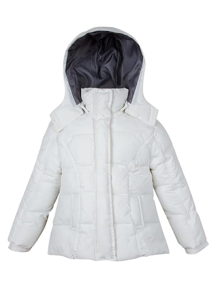 Veste d'hiver blanche pour fille Olimpias black
