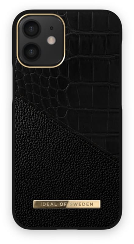 iDeal of Sweden iPhone 12 Mini Backcover hoesje - Nightfall Croco