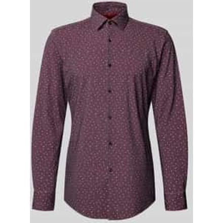 Slim fit zakelijk overhemd met Kentkraag model 'KENNO'