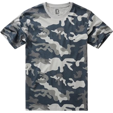 Brandit - Grey camo Heren T-shirt - 7XL - Grijs