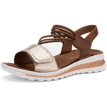 Sandalen met sleehak Ara -