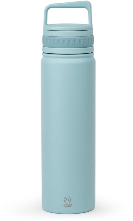 Leopold Vienna - Drinkfles Moshi to-go beker thermosfles - dubbelwandig RVS - mint
