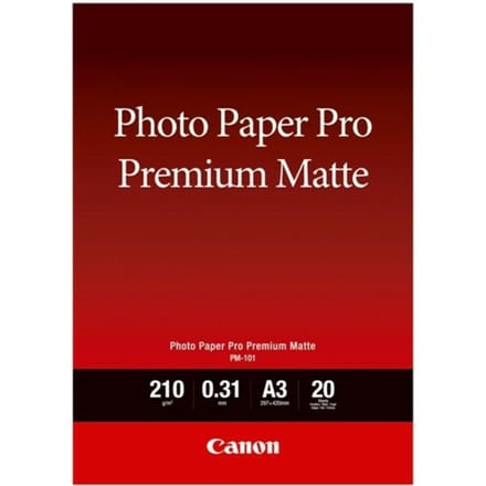 Canon Papier PM-101 / 8657B006 Premium Matte A3 - 20 sheets
