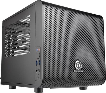 Thermaltake Core V1 - Case - Cube - Zwart