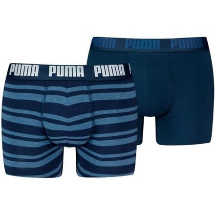Puma Boxershorts Everyday Heritage Stripe 2-pack Denim-S