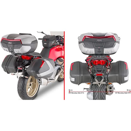 Motor zijtas houder Givi Guzzi V100 Mandello