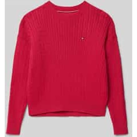 Regular fit gebreide pullover van zuiver katoen