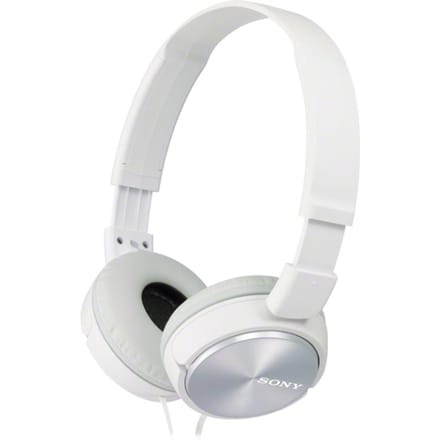 Sony MDR-ZX310 On Ear koptelefoon Kabel Wit Vouwbaar
