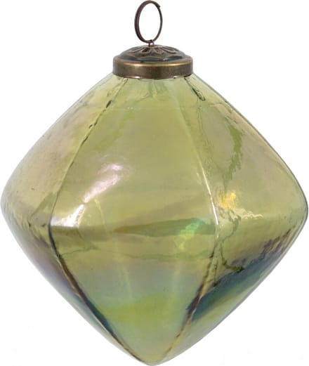 HomeBound by KY | Glazen kerstbal oil green | kerstbal