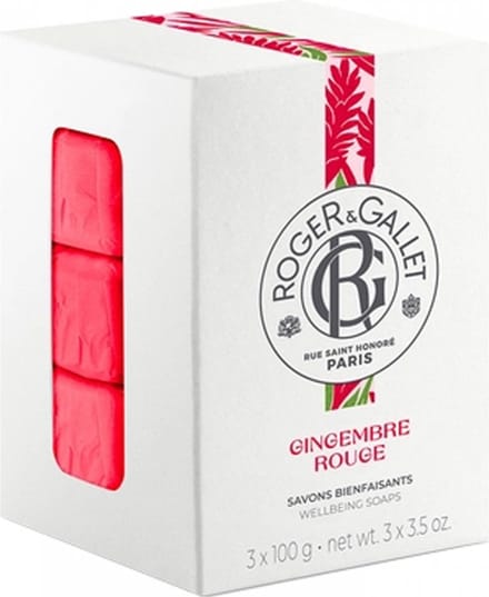 Roger & Gallet Rode Gember 3 Zeepjes van 100 g