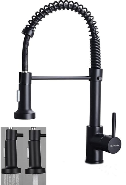 Dailygoods - Keukenkraan met uittrekbare sproeier - Duurzaam volledige koper constructie
