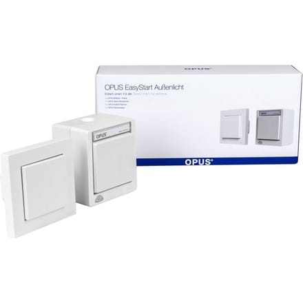 OPUS EasyStart Schakelaar voor Buitenverlichting - Wit