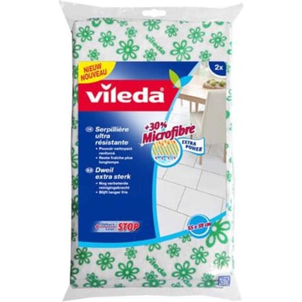 Doeken & Sponzen Vileda Original Groene Dweil 2Pk