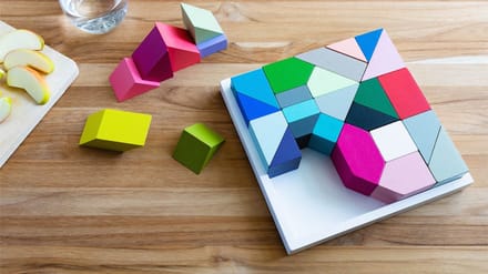 Remember - Spel Houten Blokken - Beukenhout - Multicolor
