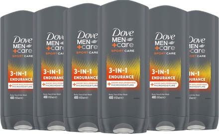 Dove Douchegel Men – Care Sport Endurance - 6 x 400 ml