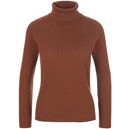 Coltrui 100% scheerwol lange mouwen Van Peter Hahn bruin
