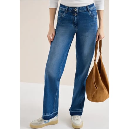 Jeans met zoomdetail