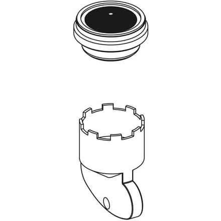 Keuco Edition 400 replacement jet regulator with accessories 50100000627