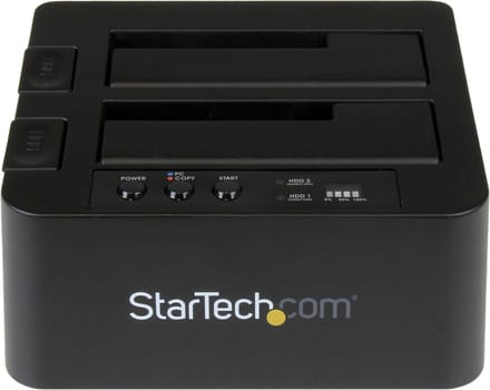 StarTech.com Standalone USB 3.1 (10 Gb / s) Duplicator voor 2.5 of 3.5 SATA harde schijven (SDOCK2U313R)