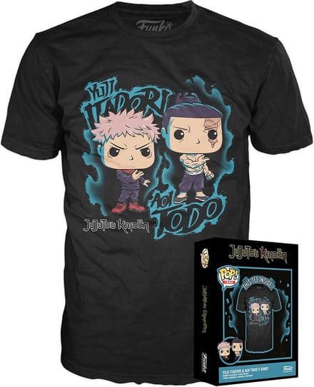 Funko Boxed Tee: Jujutsu Kaisen - Yuji & Aoi - M