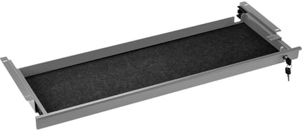Bureau Onderbouwlade grijs afsluitbaar Breedte: 850 mm