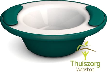 Isolerende soepkom : Turquoise (Diameter 19 cm - 6,3 cm hoog)