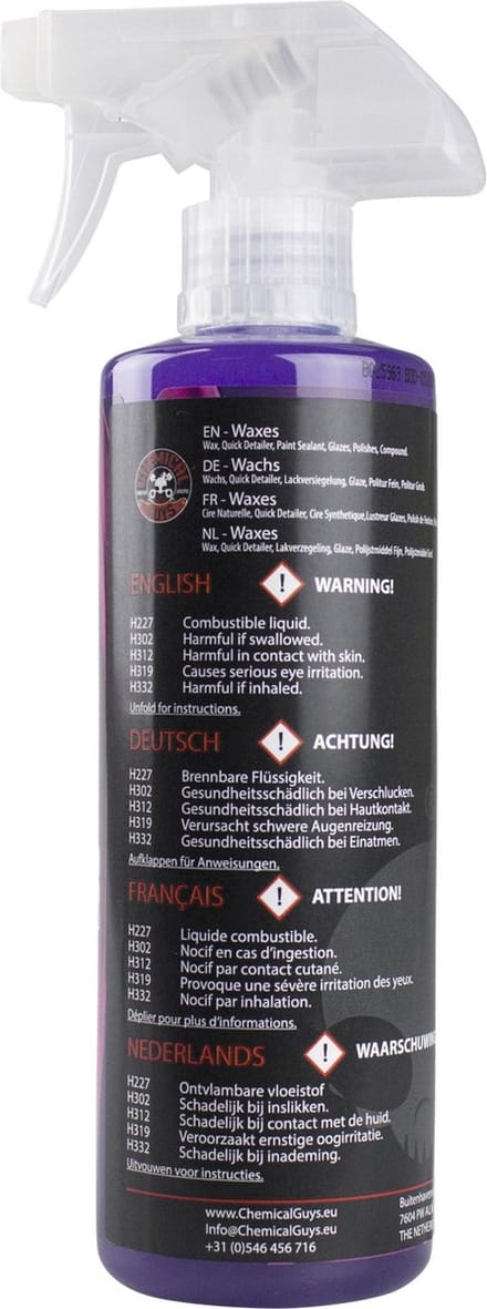 Chemical Guys Extreme Slick Streak-Free Polymer Quick Detail Spray 473ml