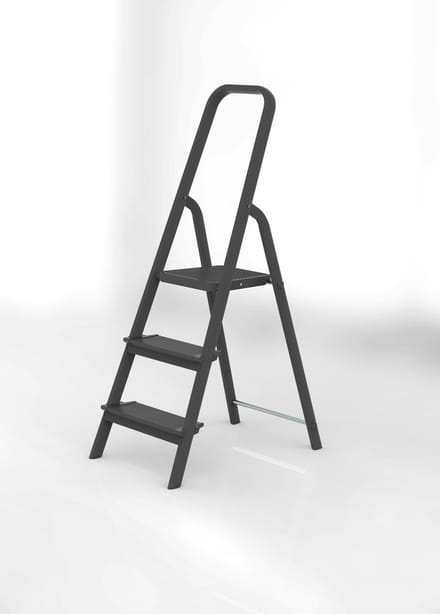 Altrex Grand Step Black huishoudtrap - 3 treden | Stahoogte 2,6m