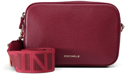 COCCINELLE Leren schoudertas Tebe Crossover Bag Ribes (rood)paars