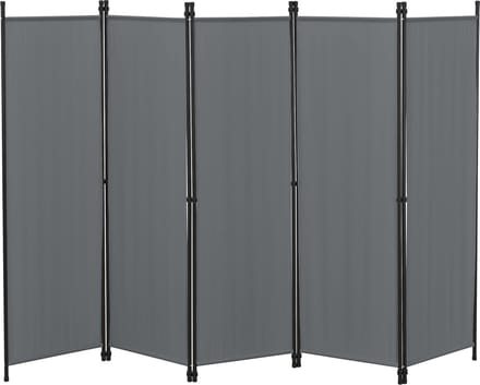Tuinscherm Huesca scheidingswand 171x250 cm donkergrijs