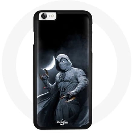 Coque pour Iphone 4 - MANIACASE - Moon Knight Batman - Souple - Noir - Protection