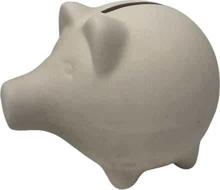 Spaarpot spaarvarken wit