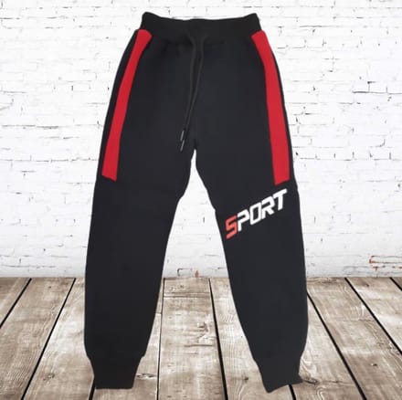 Jongens Joggingbroek Sport Zwart - Zwart - 86/92