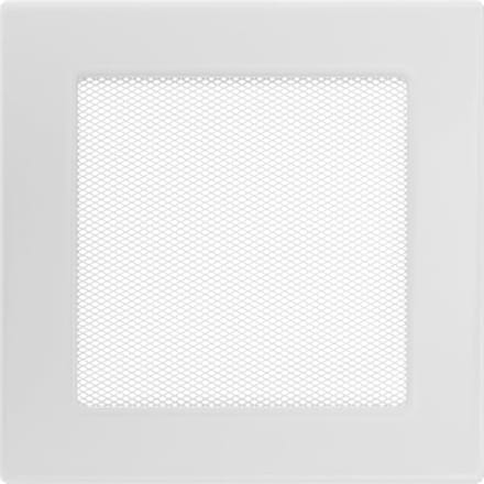 Open haard rooster 17x17 - Wit haardaccessoire