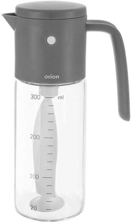 Orion - Mixfles - Handmatige Dressingmixer - 350 ml - Borosilicaatglas