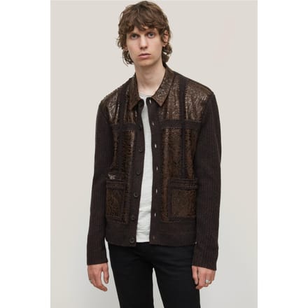 John Varvatos Ellington Regular Fit Shi Mocha Größe: M | Jacken Outlet | Herren