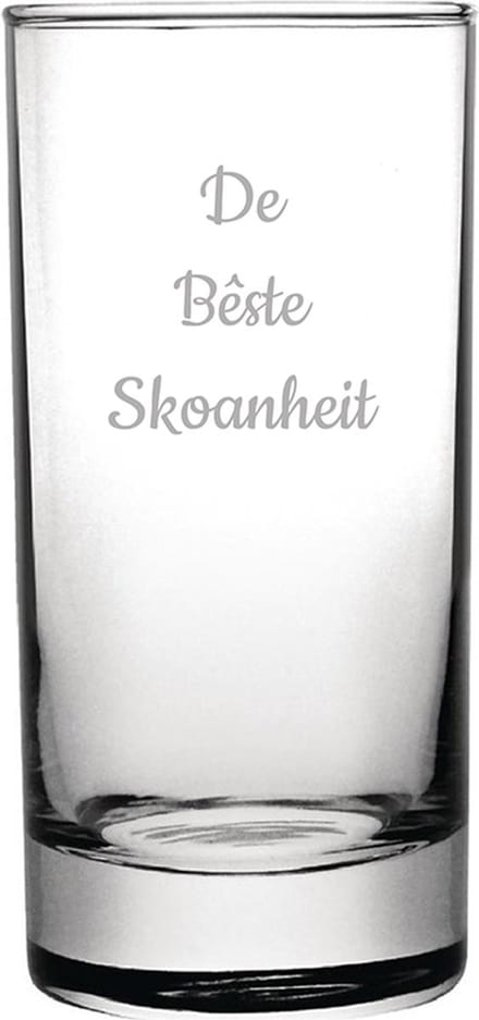 Gegraveerde longdrinkglas 28,5cl De Bêste Skoanheit